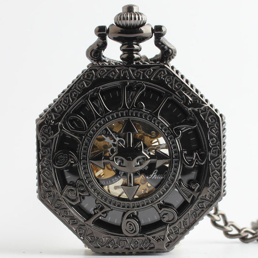 Ancient Classic Gossip Mechanical Pocket Watch