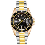 Classic Business Fashion Alloy Single Calendar Quartz Watch