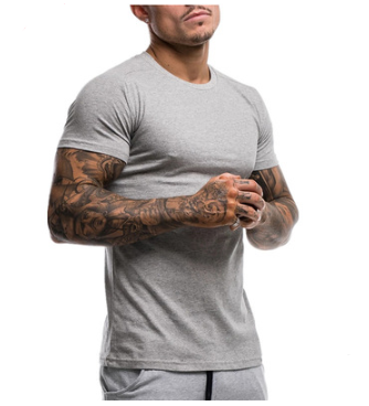 Summer Sports Short-Sleeved Men'S, Gym Clothes