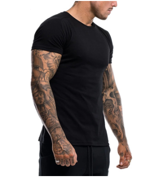 Summer Sports Short-Sleeved Men'S, Gym Clothes