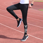 Fitness Men And Women Fake Two-Piece Leggings Sports