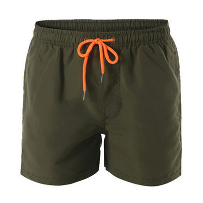 New Men's Beach Pants Sports Casual Short Belt