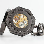 Ancient Classic Gossip Mechanical Pocket Watch