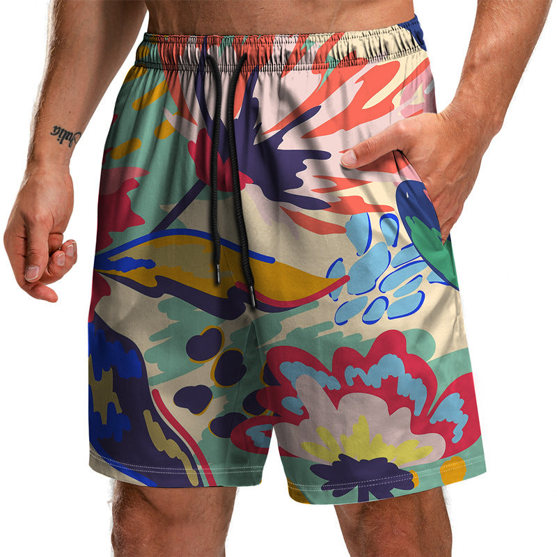 Loose Beach Pants Fashion Casual Shorts Men