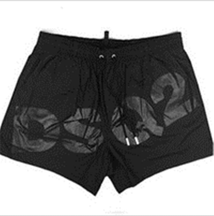 Muscular Men Sweat-absorbent And Quick-drying Three-point Shorts Men