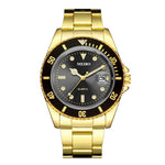 Classic Business Fashion Alloy Single Calendar Quartz Watch