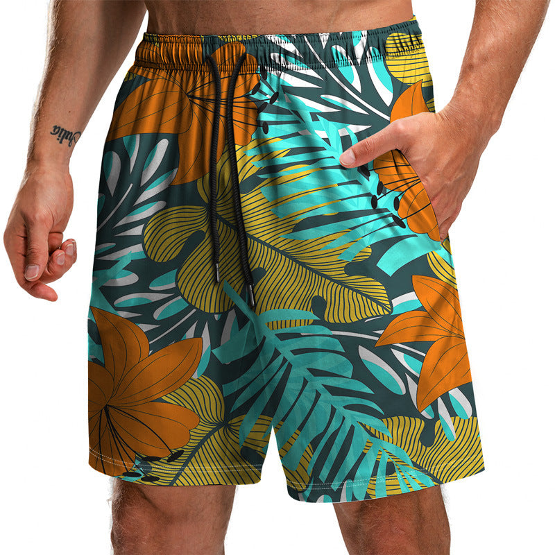 Loose Beach Pants Fashion Casual Shorts Men