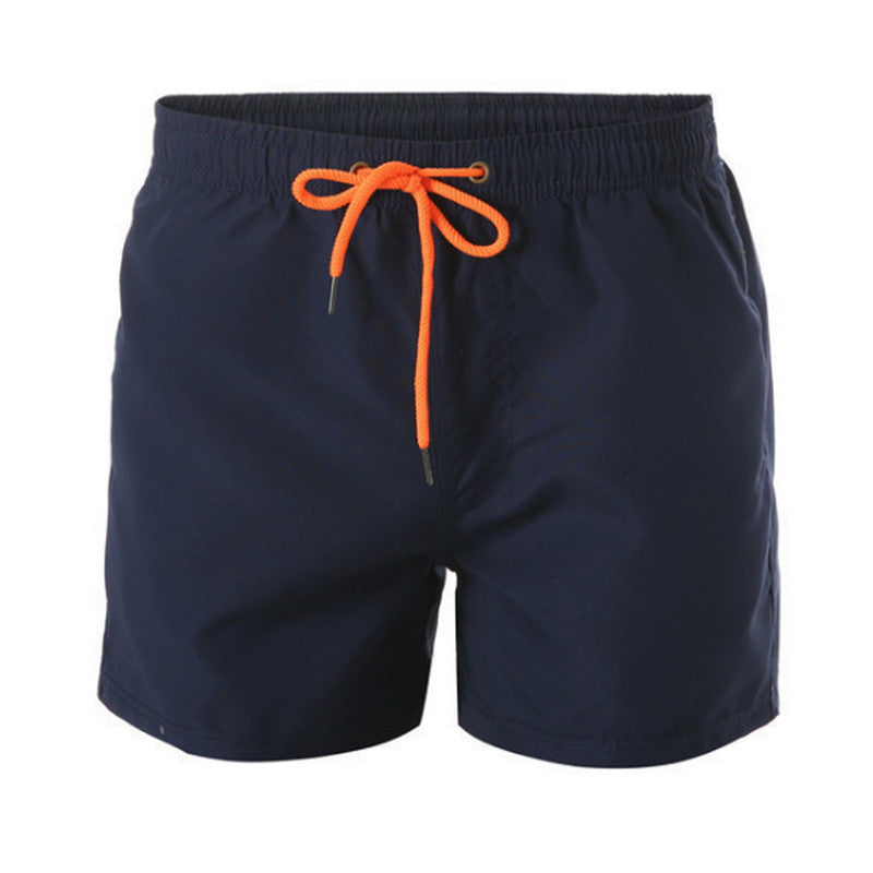 New Men's Beach Pants Sports Casual Short Belt