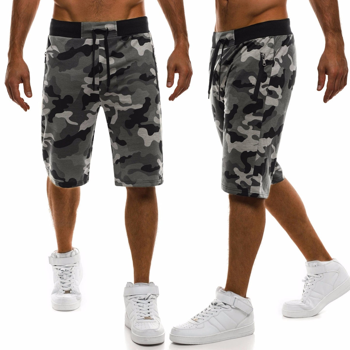 Shorts Sports Fitness Five-Point Pants for mens